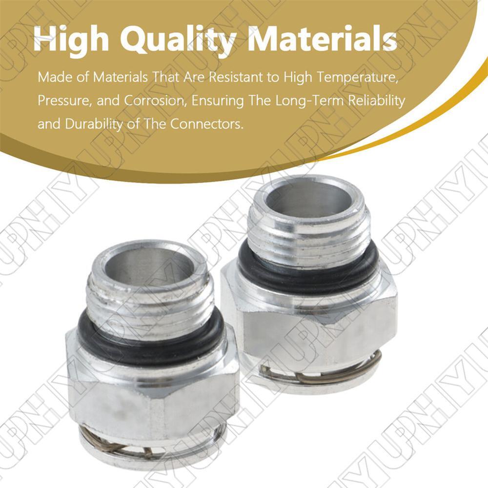 for Dodge for Chrysler for Jeep Quick-Connect Transmission Cooler Line Fittings 2-Packs Q