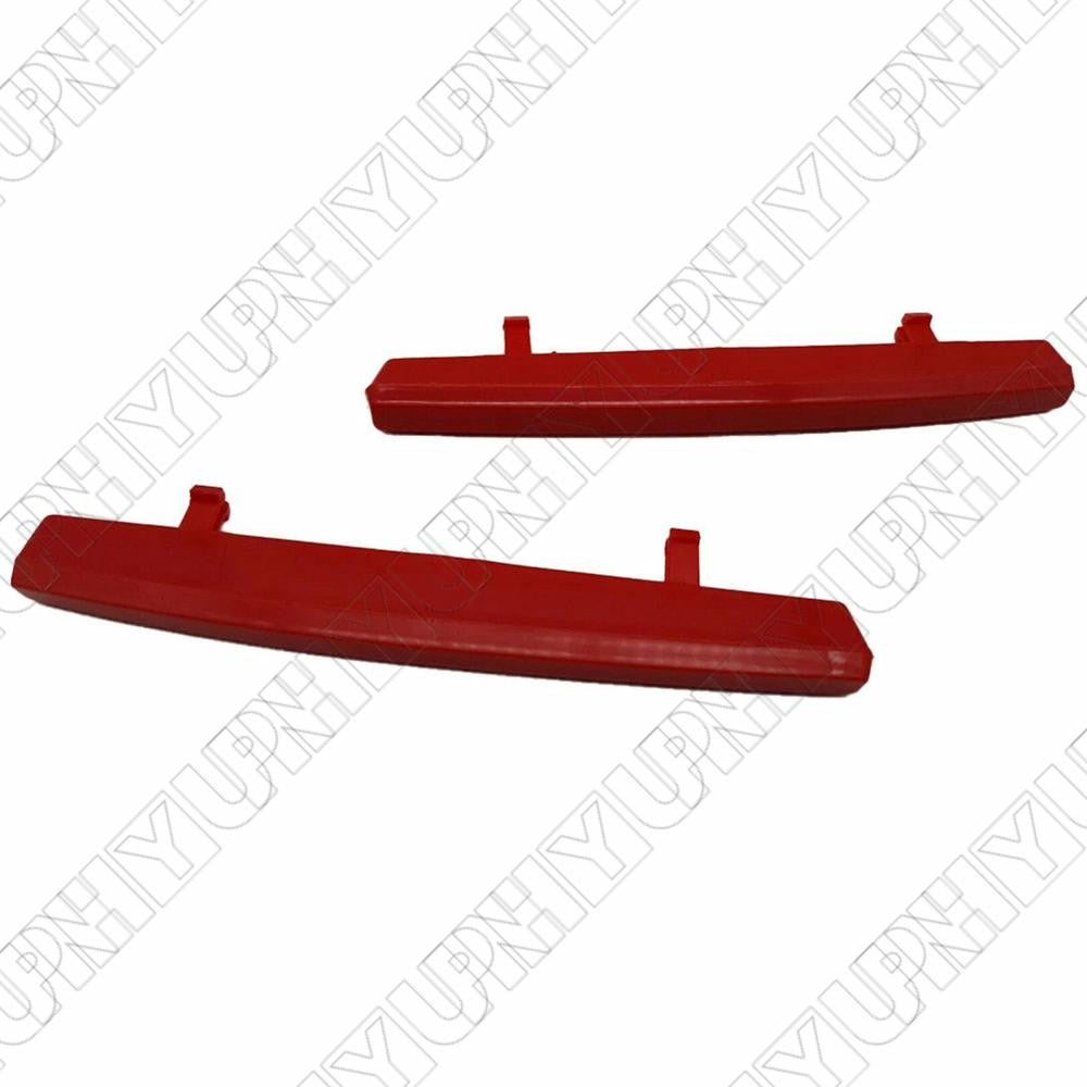 Pair for Dodge for Ram 1500 2019-2021 Red Front Grille Insert Cover Trim Accessories