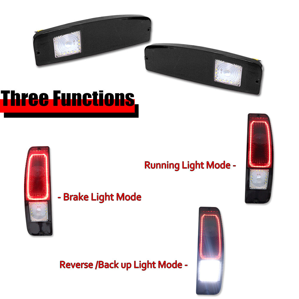 Smoke lens LED rear brake light suitable for 1967-1972 trucks and 1967-1977 for Mustang - v