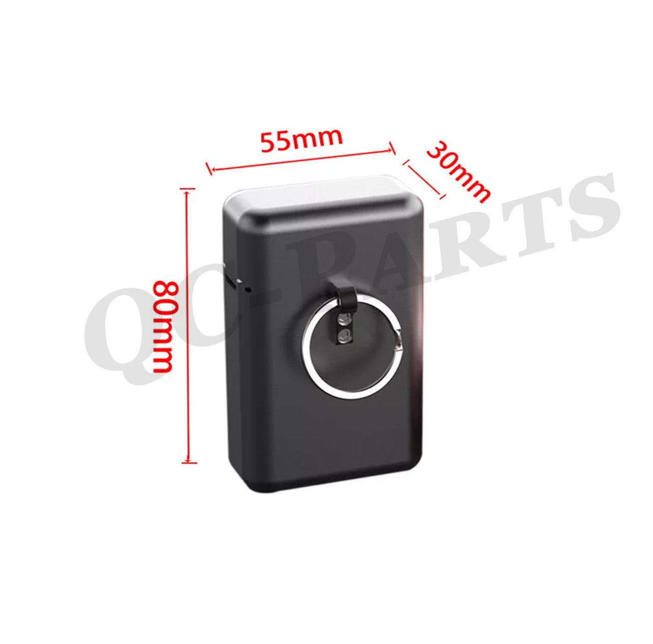 1X Car Key Case RFID Anti-Theft Signal Blocker Keyless Entry Shield Pouch W/Ring