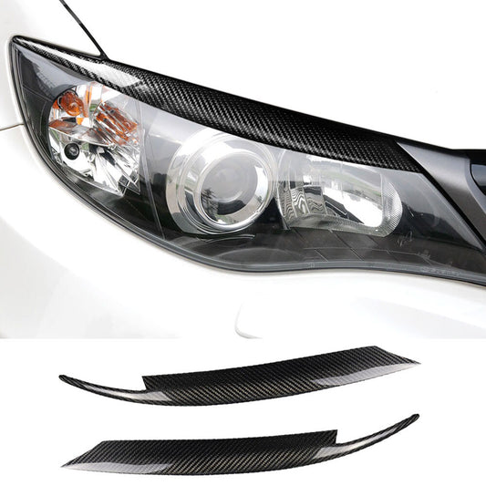 for Subaru Impreza WRX STi X 10th GRB 08-11 Carbon Fiber Headlight Eyebrow Cover