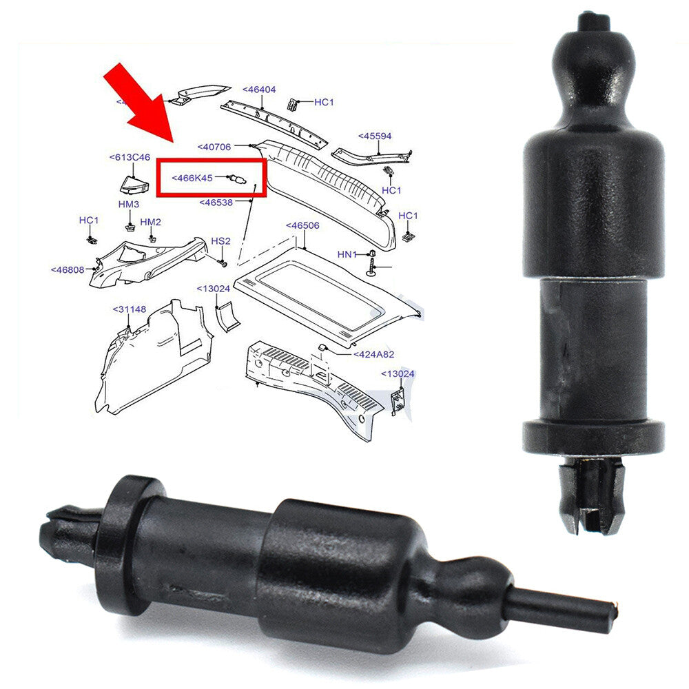 2x For Focus MK2 MK2.5 Hatchback C-Max Parcel Shelf String Clips 4M51A466K45AC