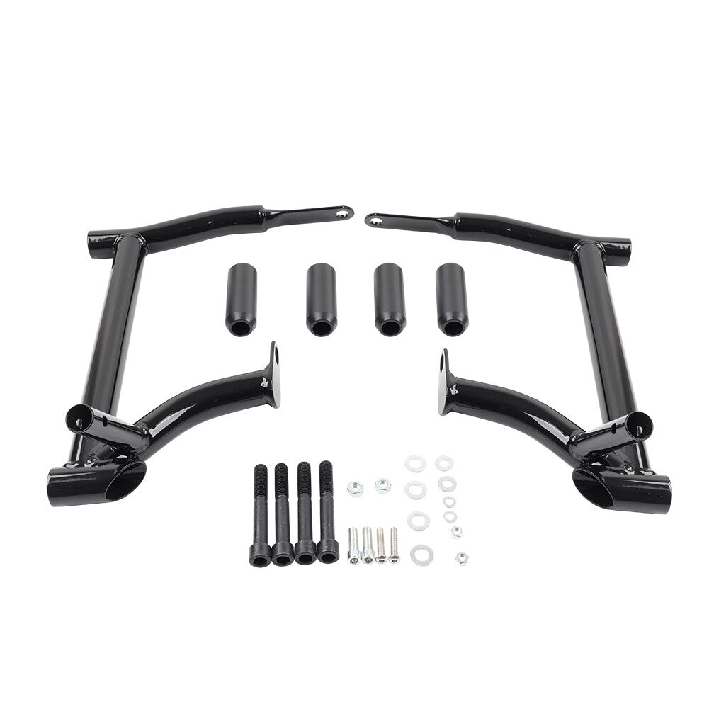 Saddlebag Guard Rails Crash Bars Rear for Harley Road Street Glide FLHX 2014-24