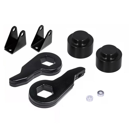 3 Front 2 Rear Black Leveling Lift Kit Shock Extender for 2003-2010 for Hummer H2