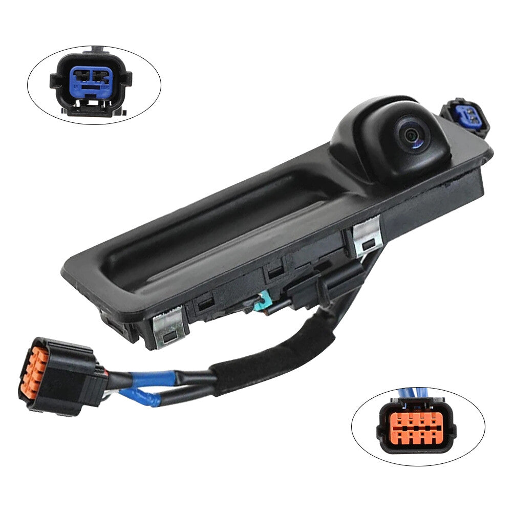 Rear View Camera with Trunk Button Replace Fits for Genesis 2014 2015 2016 Q