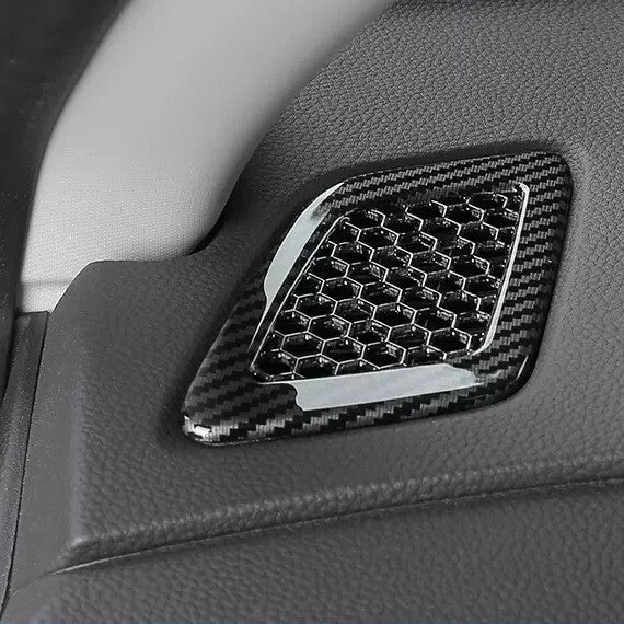 Pair Car Carbon Fiber Dashboard Air Vent Cover Trim for Honda CRV CR-V 2023 2024 v