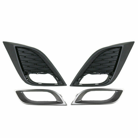 for MAZDA 3 2010 2011 Left & Right Side Front Bumper Fog Light Grill Cover v
