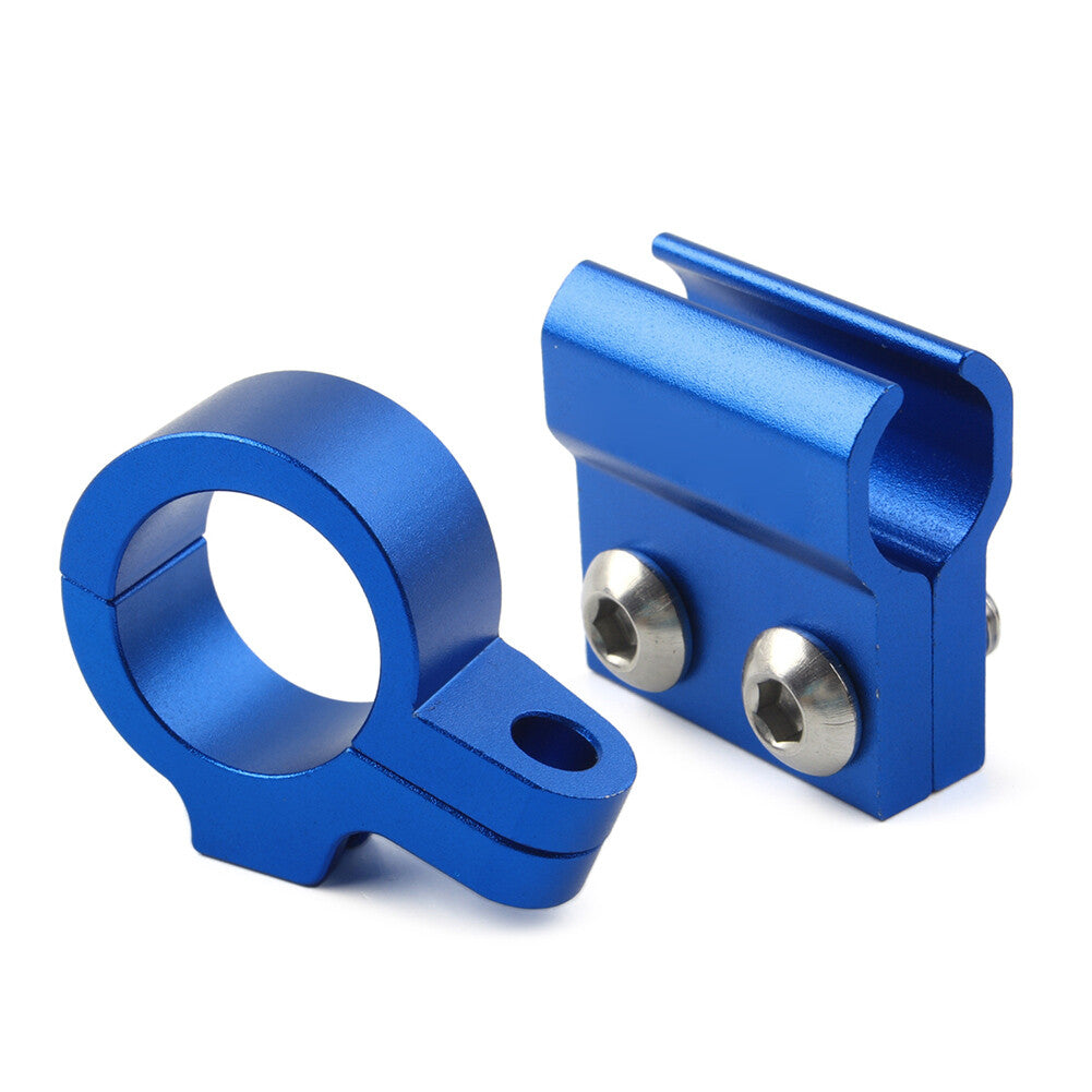 2xCNC Front Brake Line Hose Clamp Guide Blue Fit for Honda CR80R CR85R CR125R CR250R Q