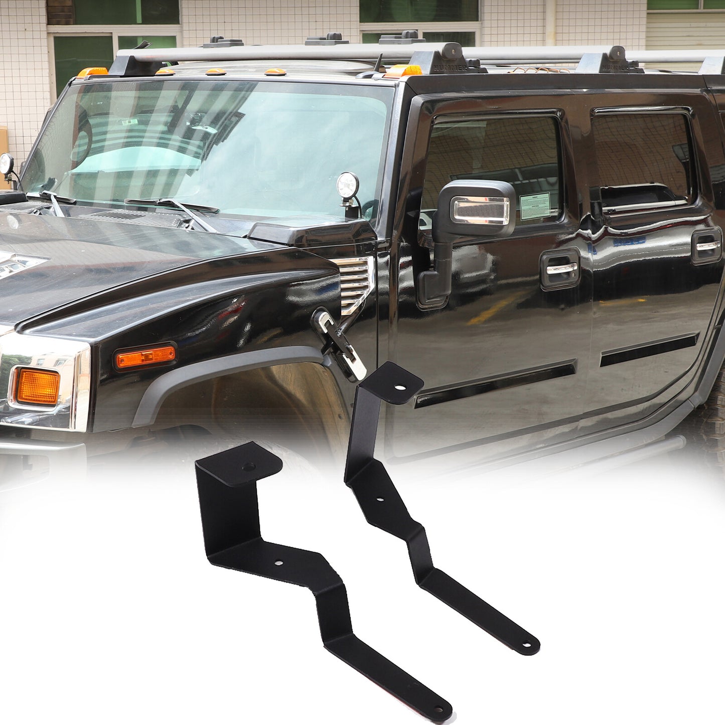 1 Piece Car License Plate Frame Cover Hood Cap Rear Boot Trunk Gold for Buick - v