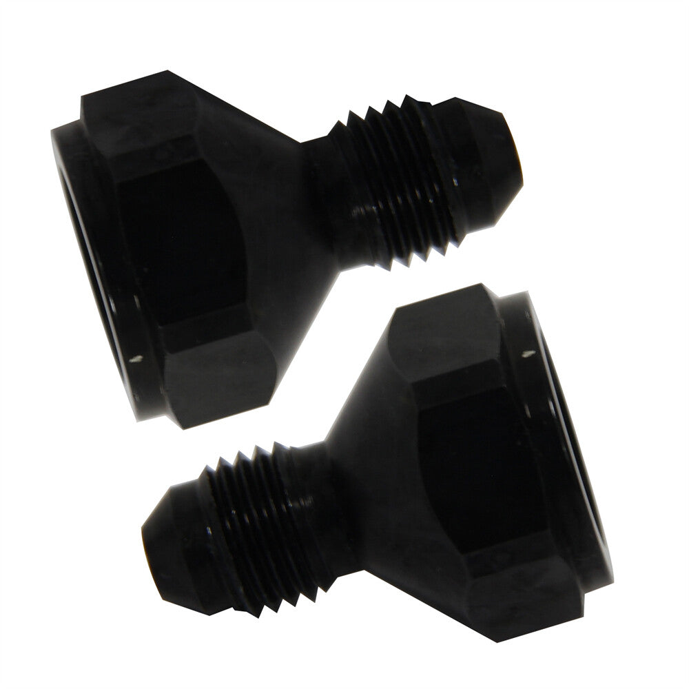 2PCS 6AN AN6 FEMALE to AN4 4AN MALE REDUCER EXPANDER HOSE FITTING ADAPTOR