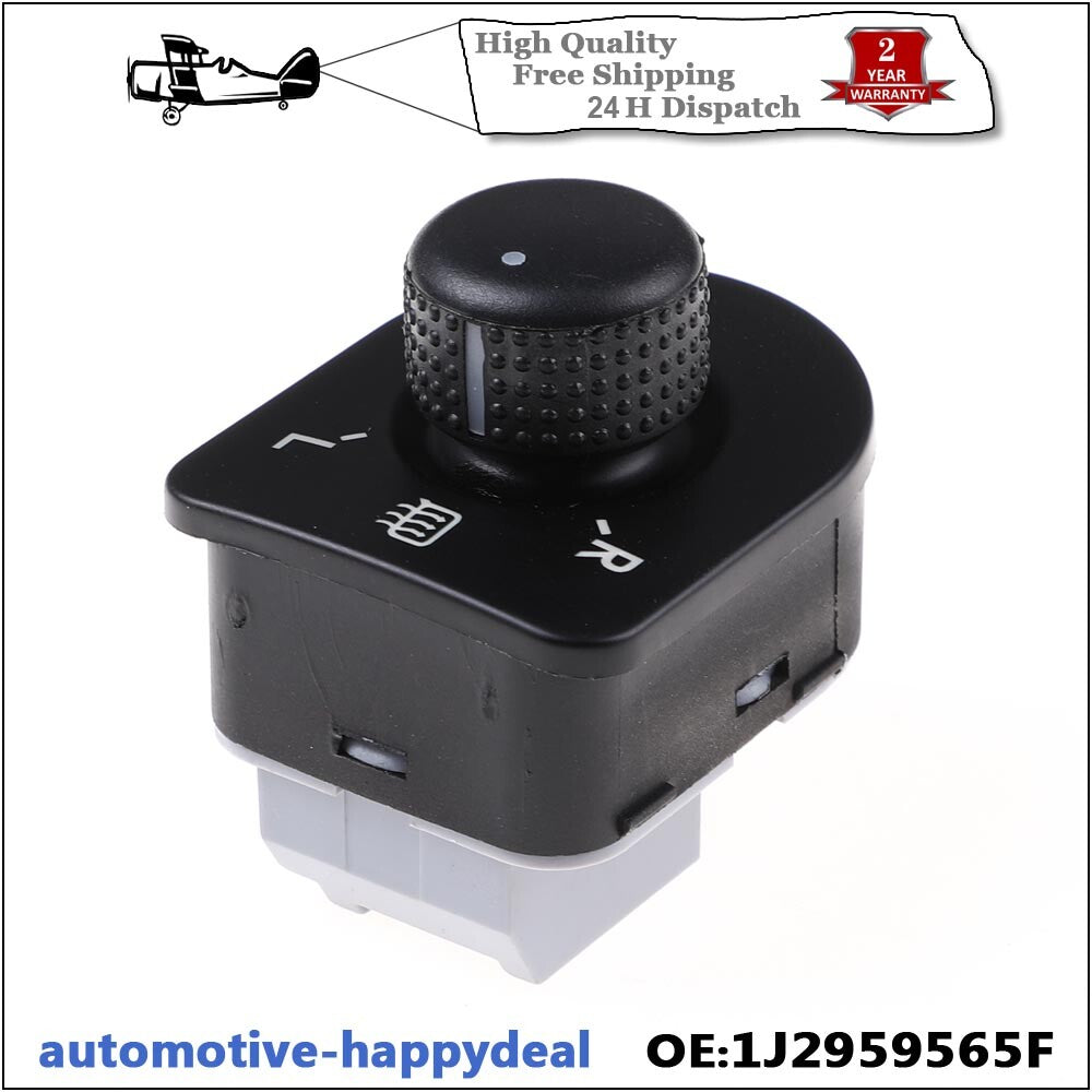 for VW ELECTRIC DOOR MIRROR KNOB SWITCH CONTROL UNIT FRONT RIGHT