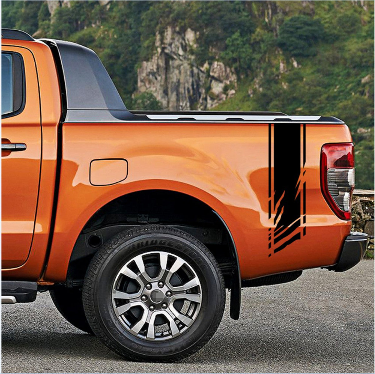 Car Stickers Vinyl Stripe Decals Auto Body side Accessories Waterproof Decora