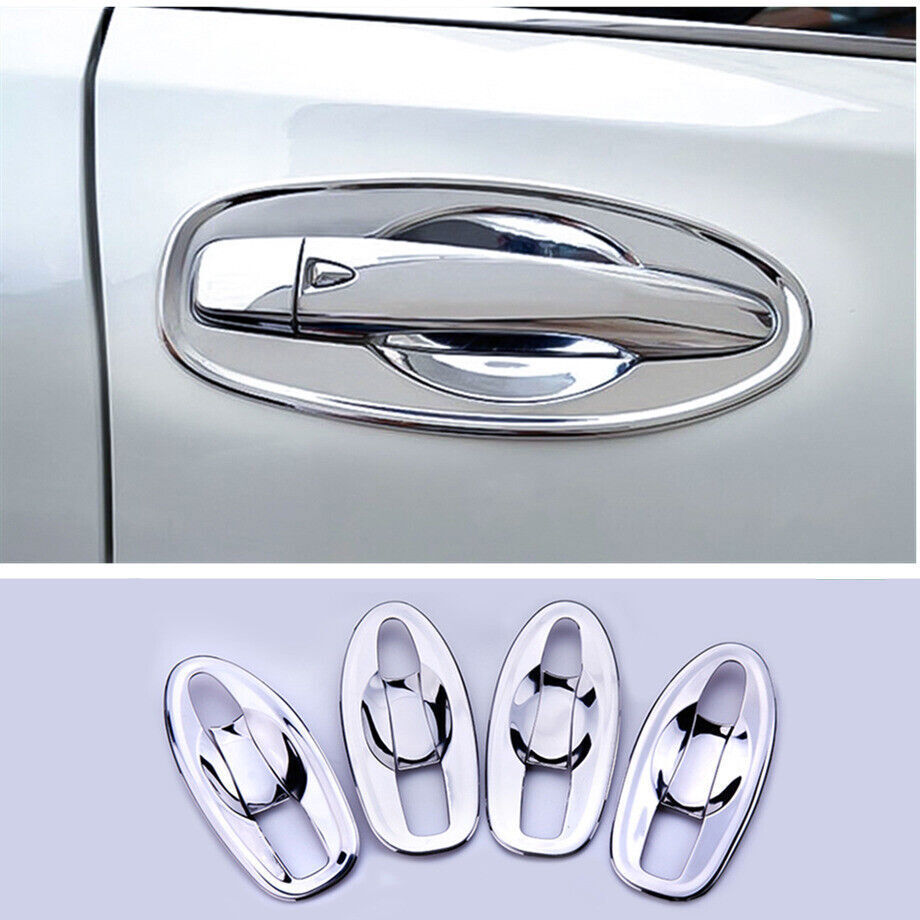for Nissan Rogue 14-2020 ABS Chrome Side Door Handle Bowl Moulding Cover Trim 8X