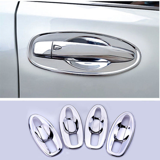 for Nissan Rogue 14-2020 ABS Chrome Side Door Handle Bowl Moulding Cover Trim 8X