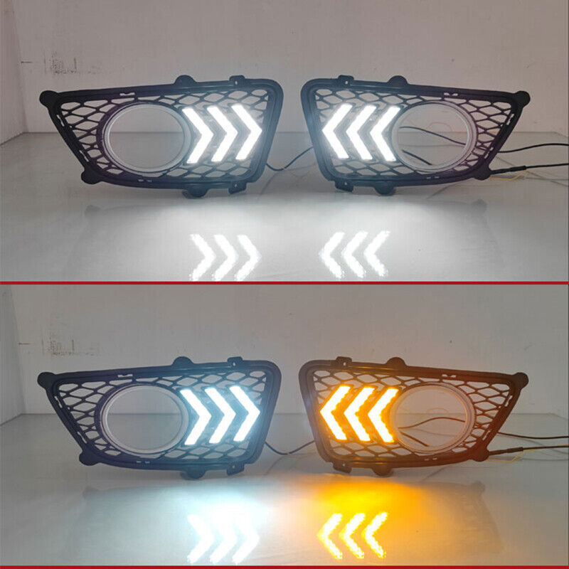2PCS LED Daytime Running Light DRL Lamp fog lights for Kia 2009-2010 B n
