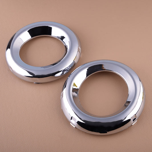 Front 2x Fog Light Cover Ring Trim Fit for RAV4 Limited 09-12- v