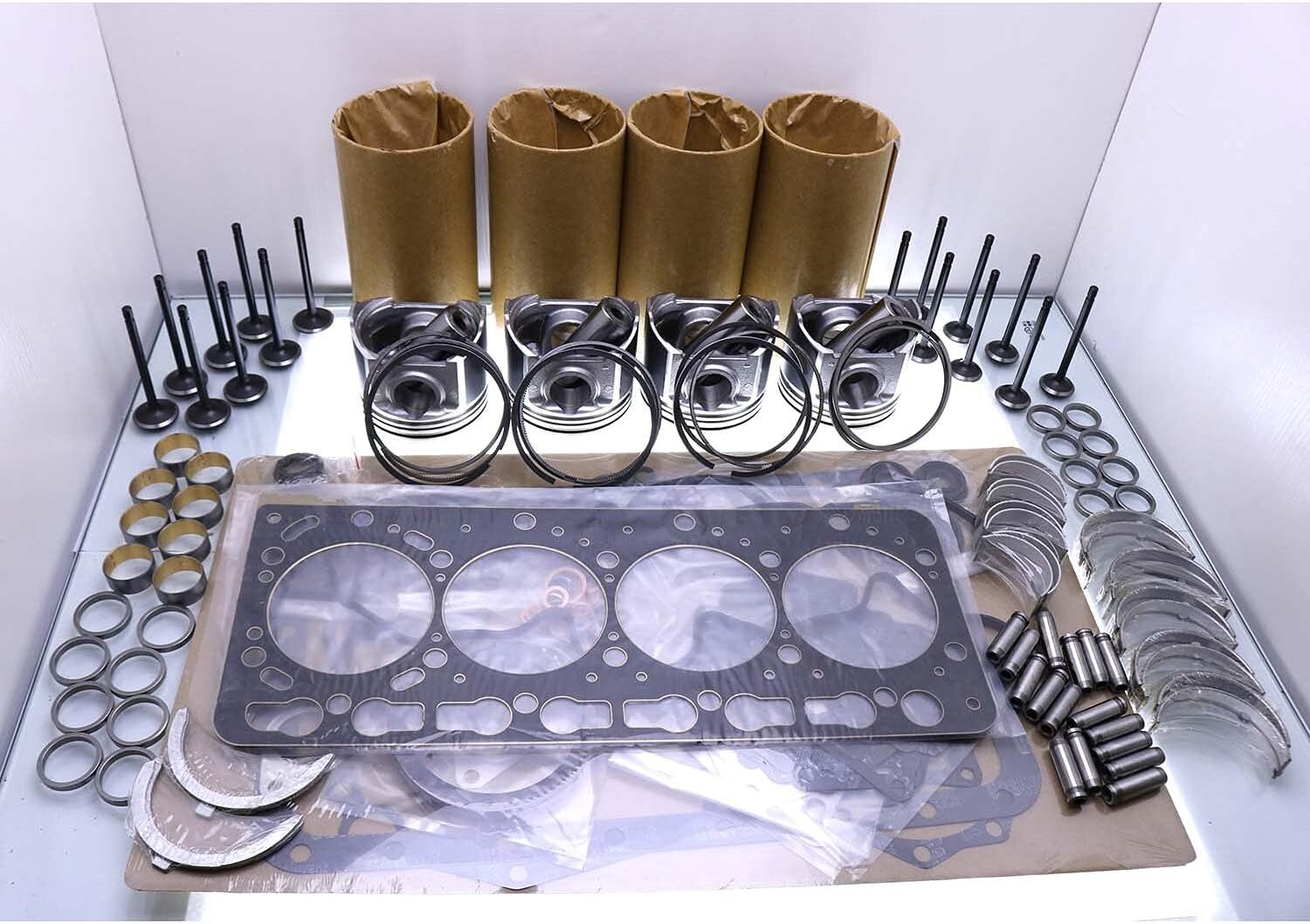 EA888 Gen3B engine piston and ring kit, 23 mm, fits and for Audi A3. 18002 B