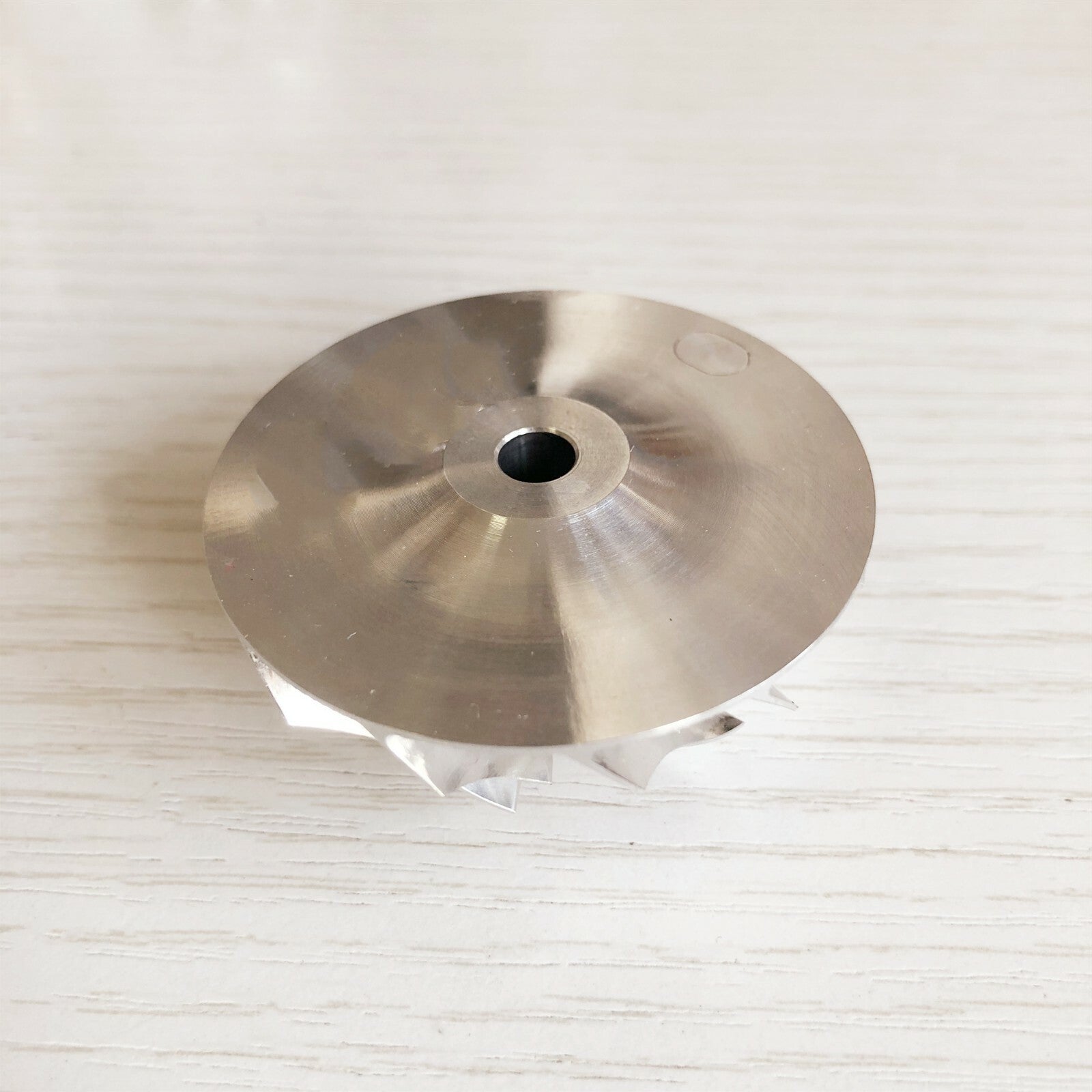 TB25 431350-0001e 39.80/51.37 mm 6+6 Blade Turbine Blank Compressor Wheel
