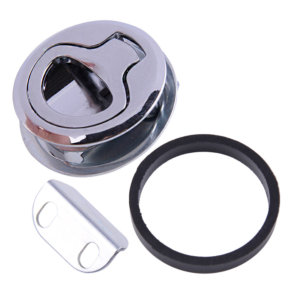 45mm Flush Pull Latch Mount Hatch Lift Stainless Steel Fits Yatch RV Marine Boat Q
