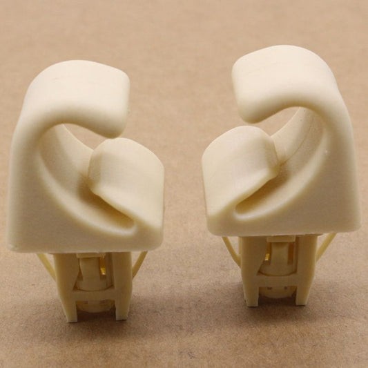 2. Beige left and right sunshade clips suitable for Lexus GX460 and for Toyota for Camry , for Corolla , and RAV4.