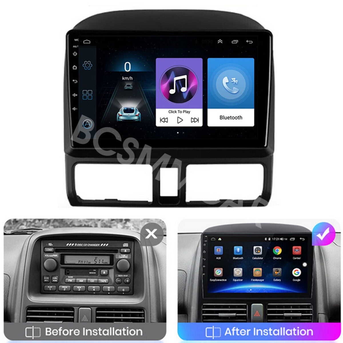 Fit for Honda CRV 2002-2006 Android 13 9 Car Stereo Radio GPS WIFI FM Player