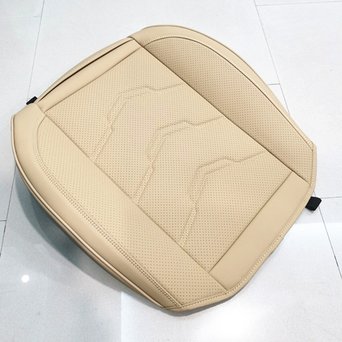 Car Front Full Surround for Seat Cover Breathable PU Leather Mat Pad Chair Cushion