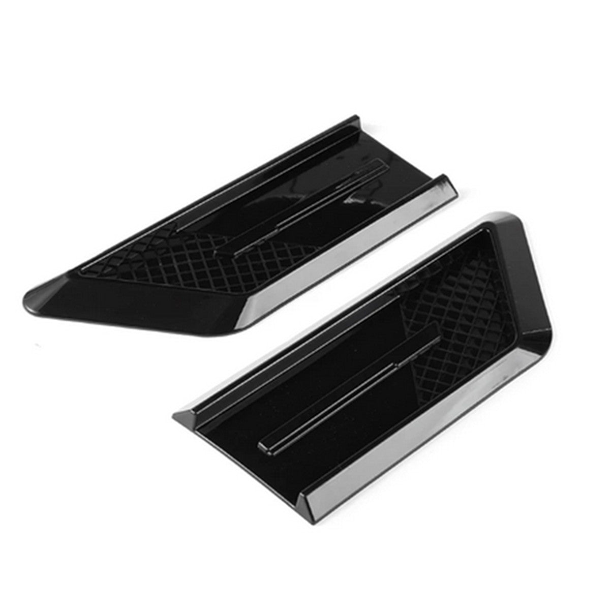 2Pcs Car Bonnet Air Intake Flow Side Fender Vent Hood Scoop Cover Accessories