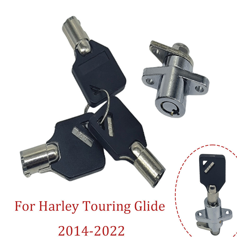 Pack trunk lock and key fits for Harley Touring Electra Glide 2014-2023- n