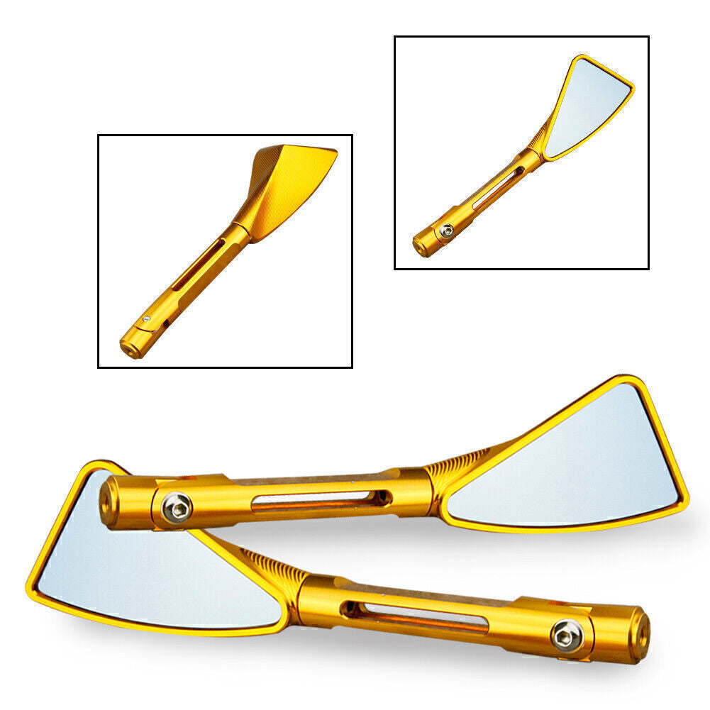 Motorcycle Rearview Side Mirrors Fit for Suzuki GSXR1000 05-11 & GSXR600 06-12 Gold