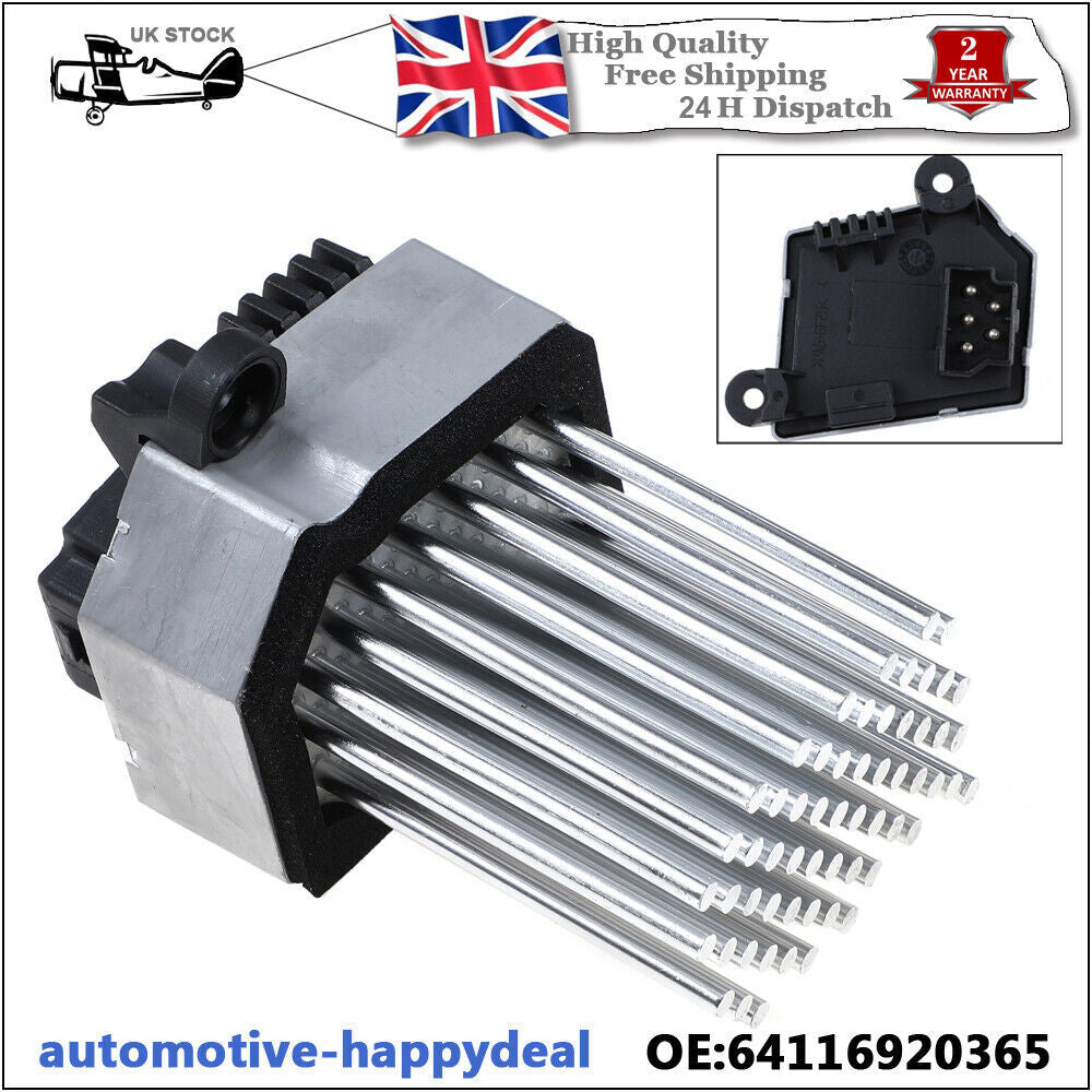for BMW E46 E39 X3 X5 HEATER BLOWER FINAL STAGE RESISTOR HEDGEHOG 64116920365