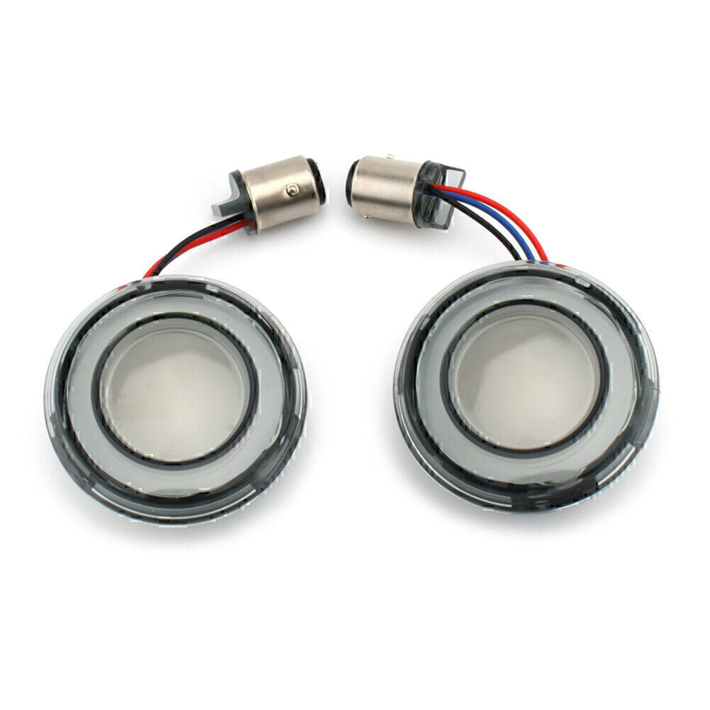 1157 Motorcycle Style LED Front Turn Signal Light for Harley Dyna 2pcs Q