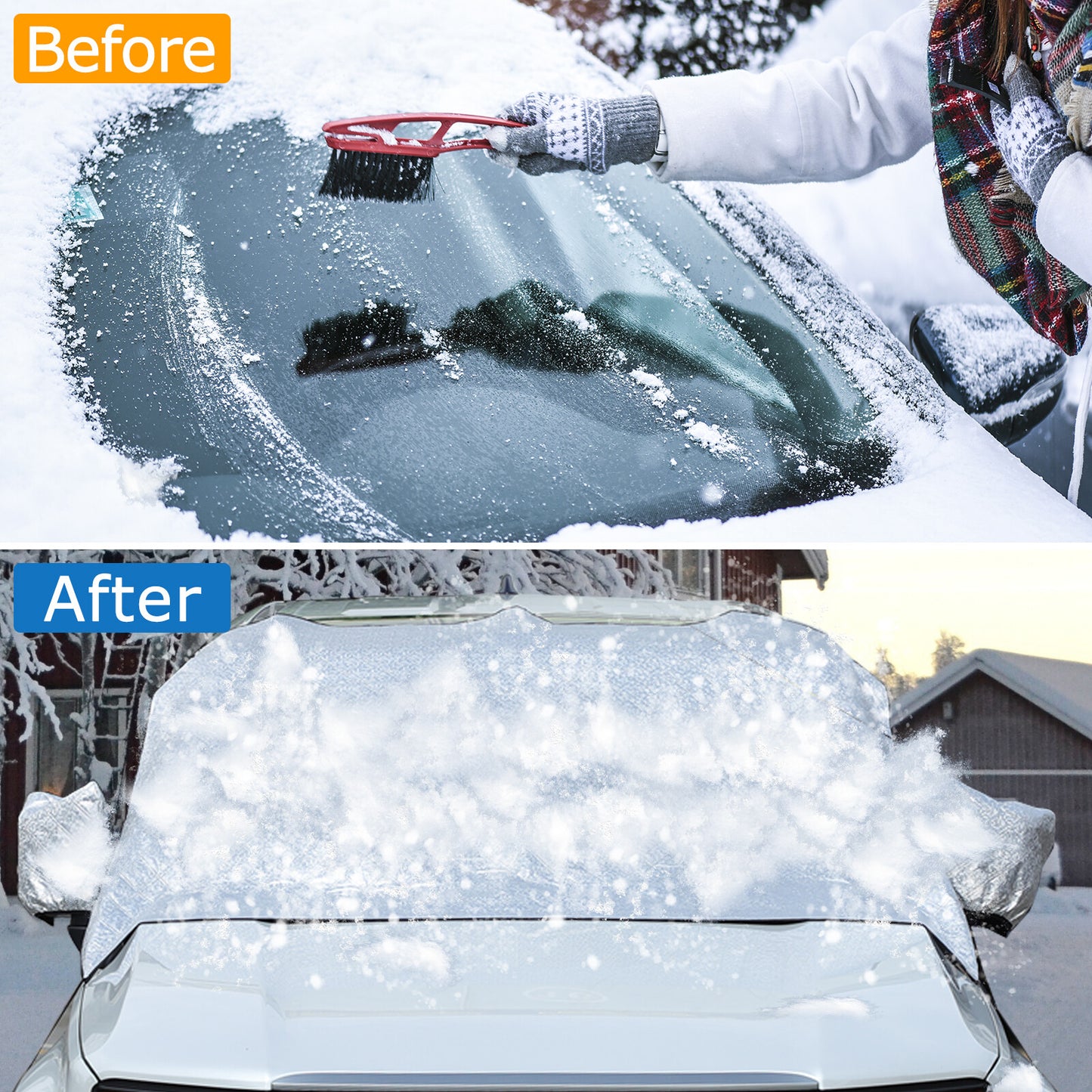 Front window snow/ice shading for 2024+ Prado for Land Cruiser - n