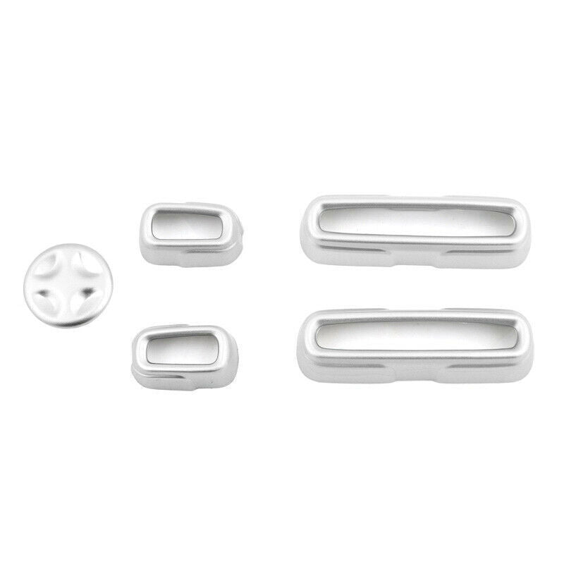 for Seat Adjustment Button Cover Trim 5PCS for Honda CRV CR-V 17-2022 Matte Silver