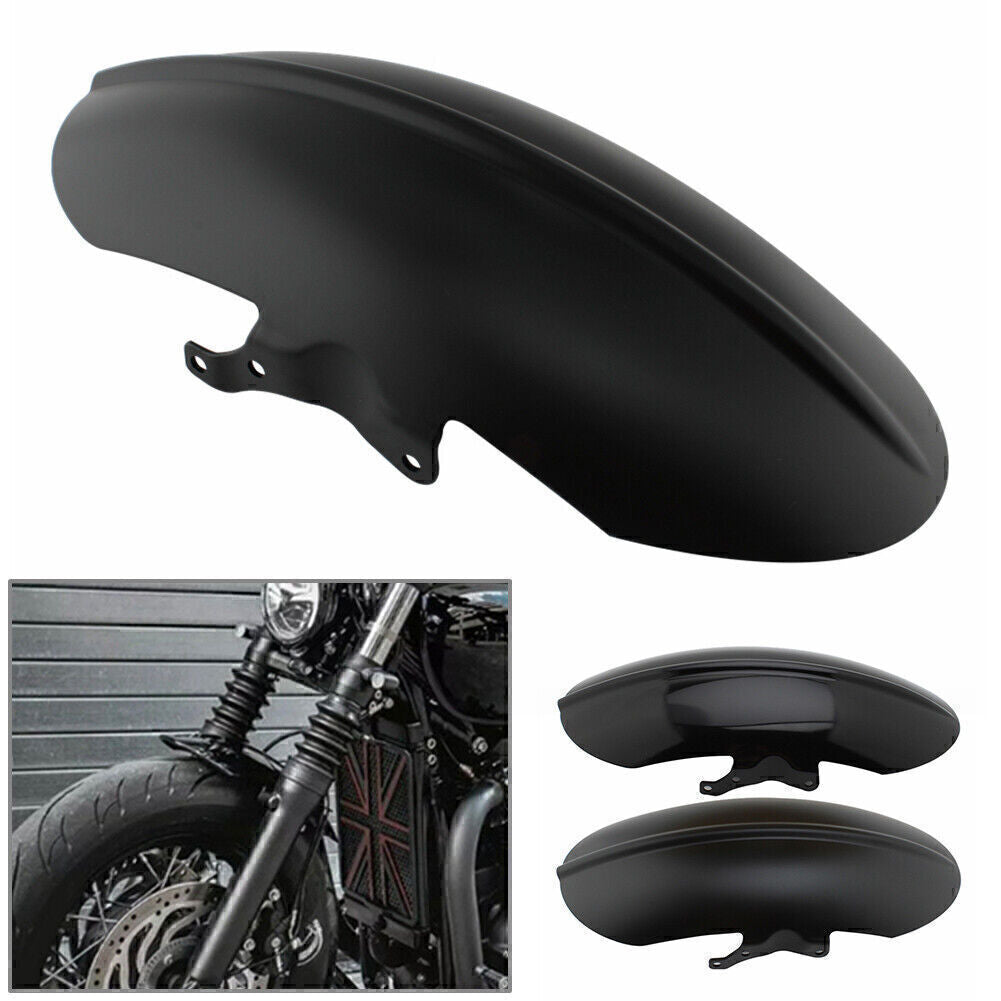 For Bobber Black 1200 Speedmaster 1200 Black ABS Short Front Mudguard Fender 1X Q