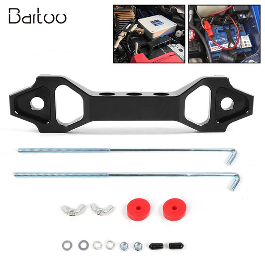BK Heavy Duty Battery Hold Down Billet Aluminum Battery Tie Down Bracket J Bolts Q