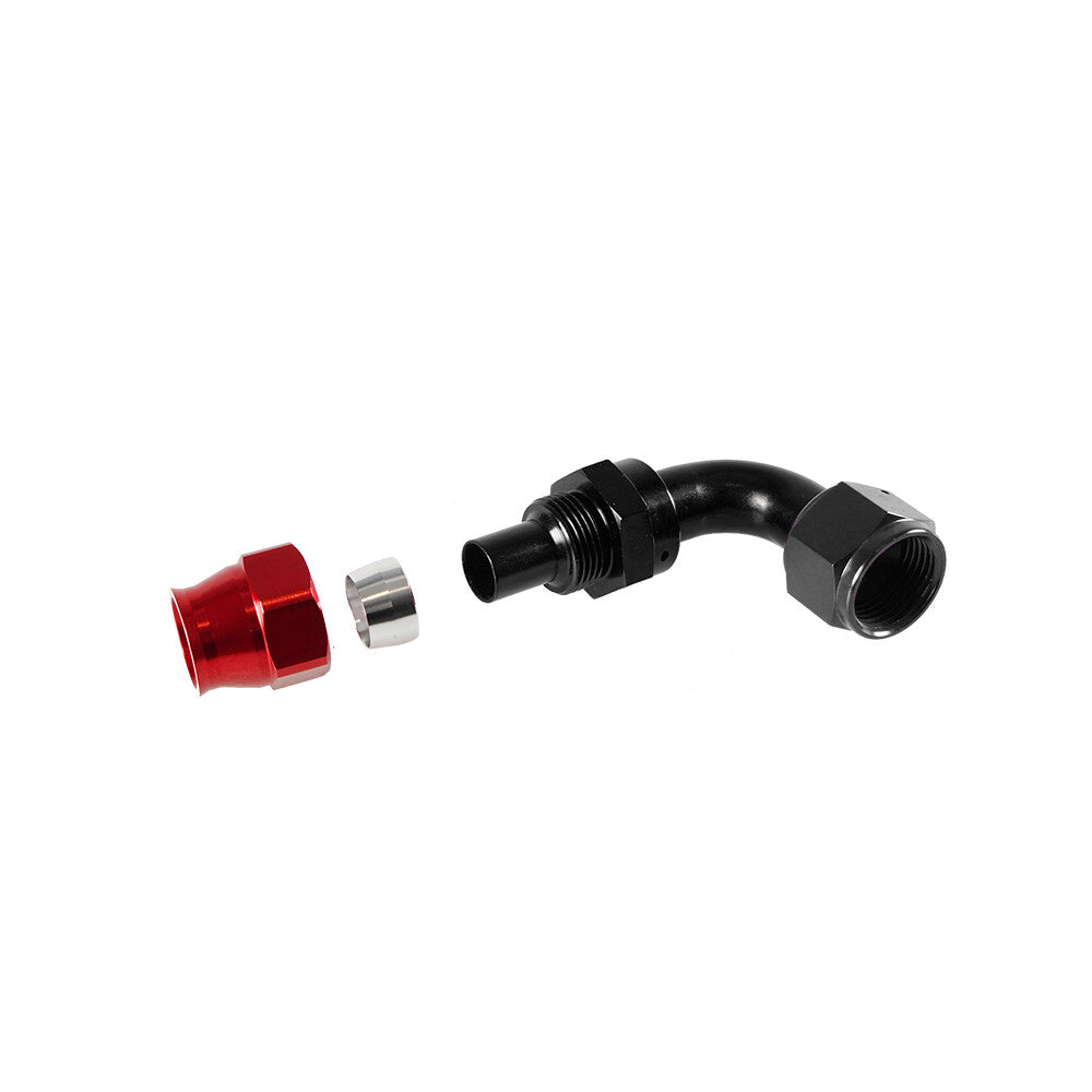 AN12 90 Degree Swivel Hose Line End Fitting Adaptor 12AN for PTFE Hose Line Only