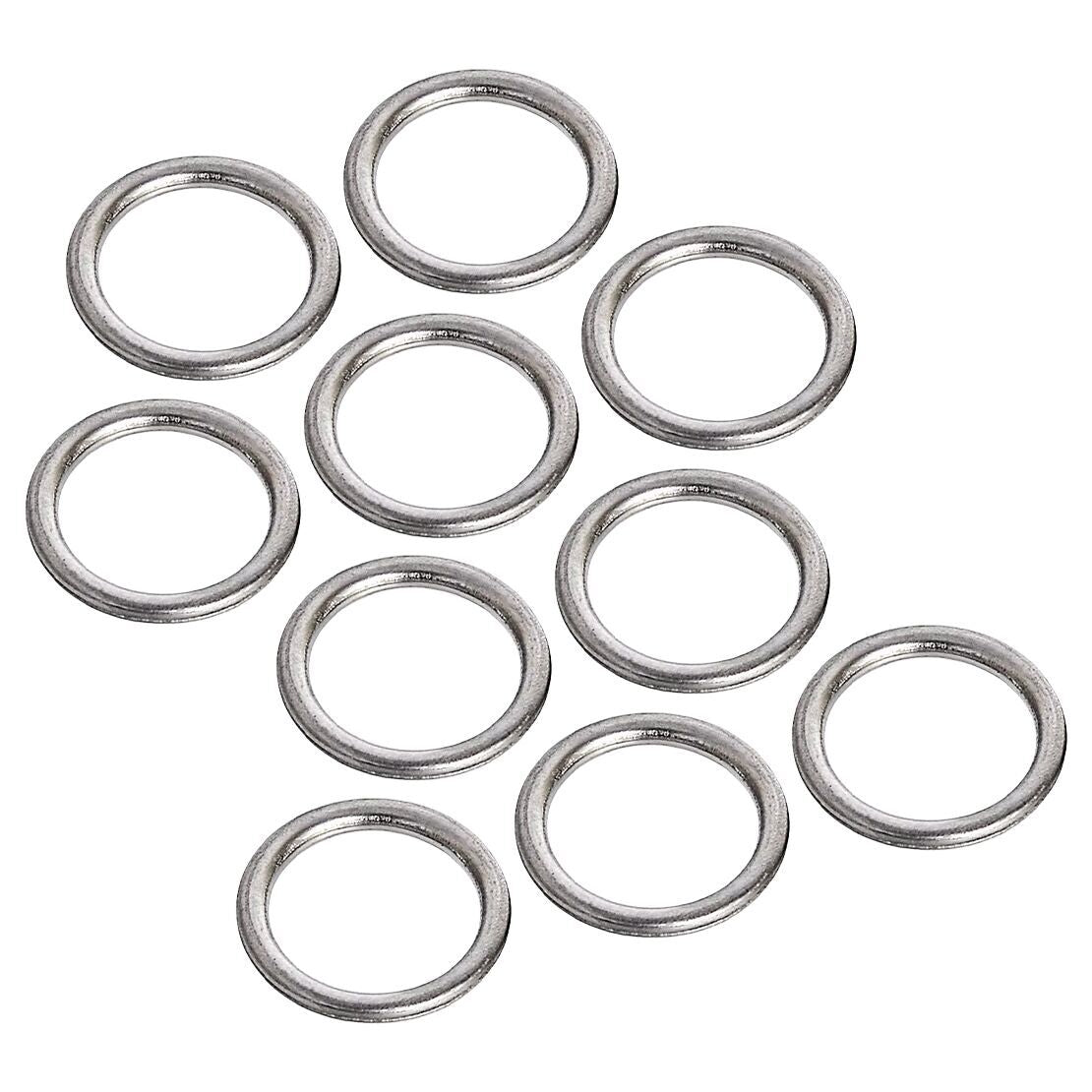 10x Oil Drain Plug Crush Washer Gasket Fit for MD050317 v