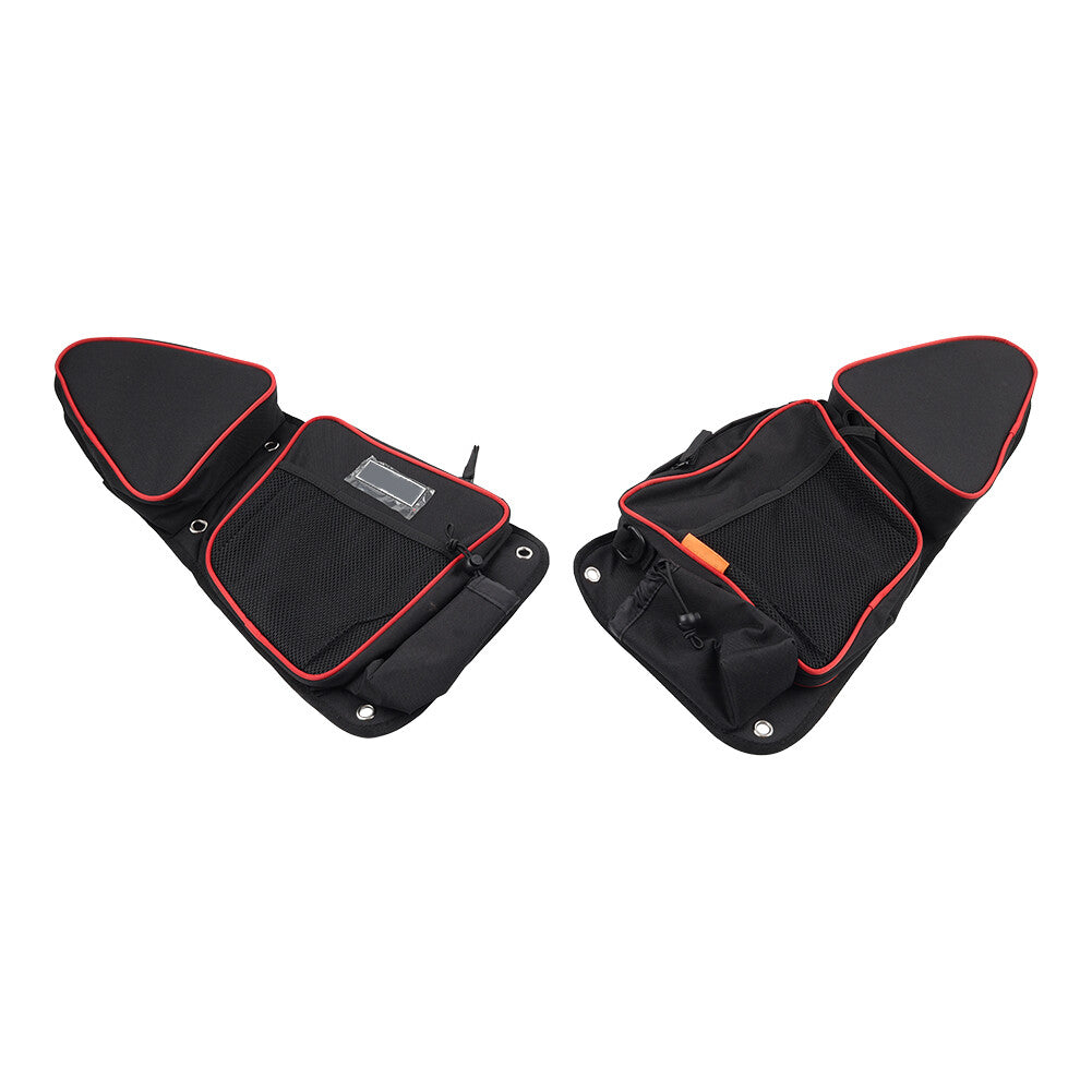 for Polaris RZR XP 4 1000 Turbo S 900 Front Side Door Storage Bags W/ Knee Pad