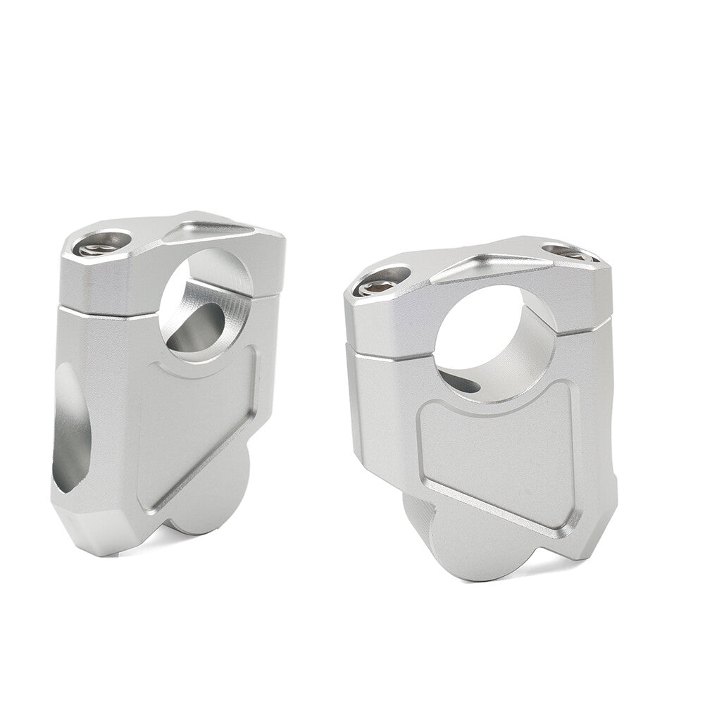 Motorcycle 1 25mm Handlebar Bar Mount Clamp Riser for Suzuki for Kawasaki Silver Q