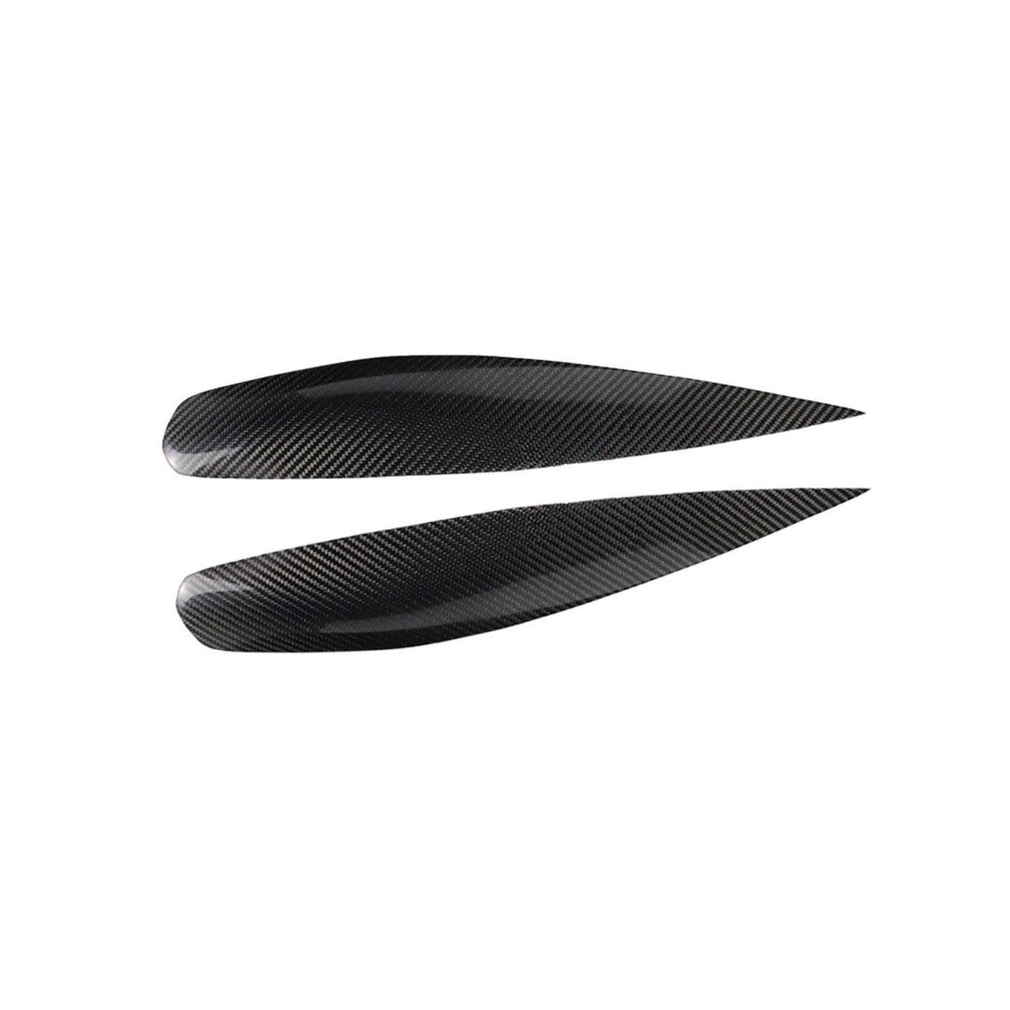 Carbon Fiber Headlight Eyebrow Eyelid Cover for Mitsubishi Lancer Ralliart 2004