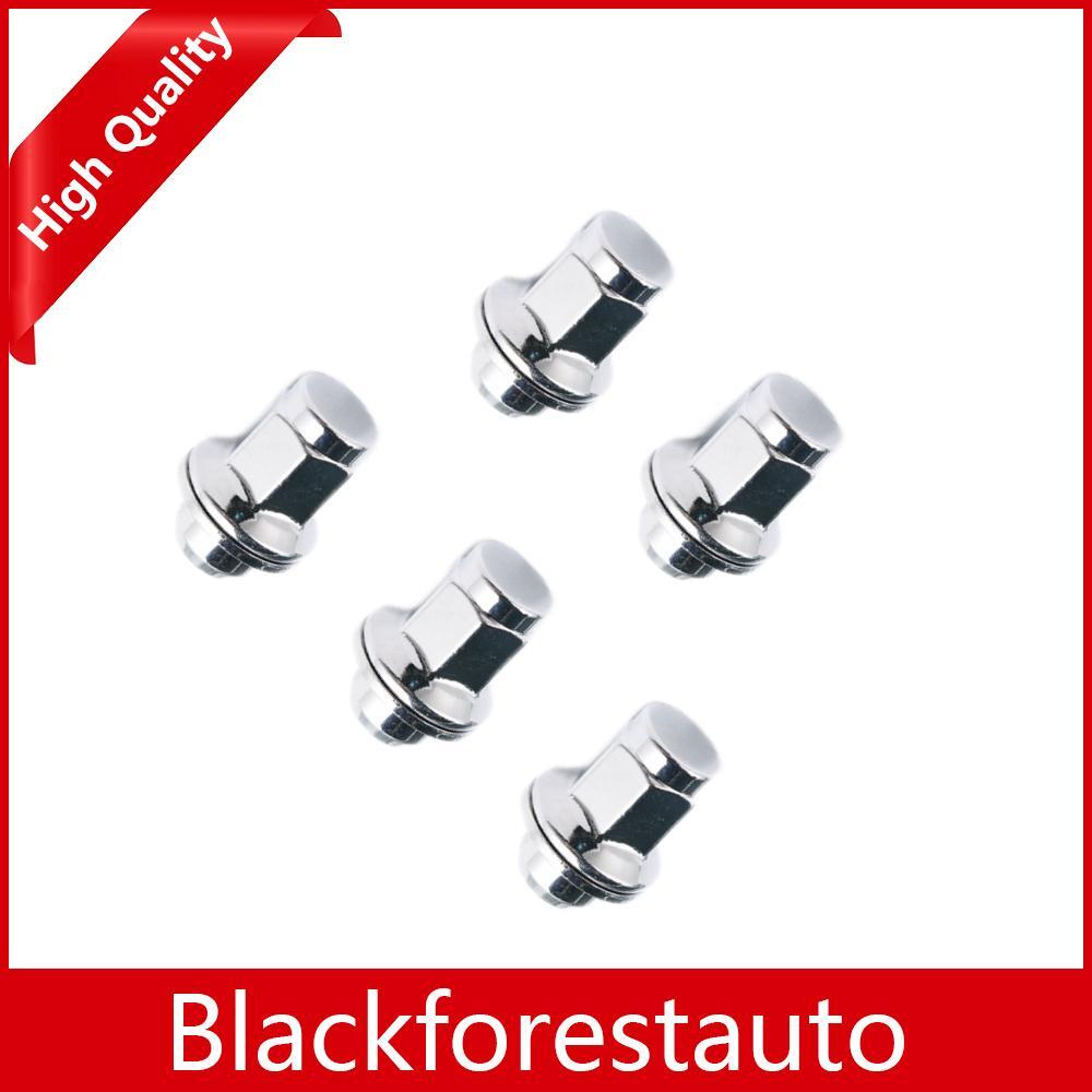 5pcs Fits for Sequoia for Land Cruiser for LX570 LX470 Chrome Lug Nuts 90942-01103 Q