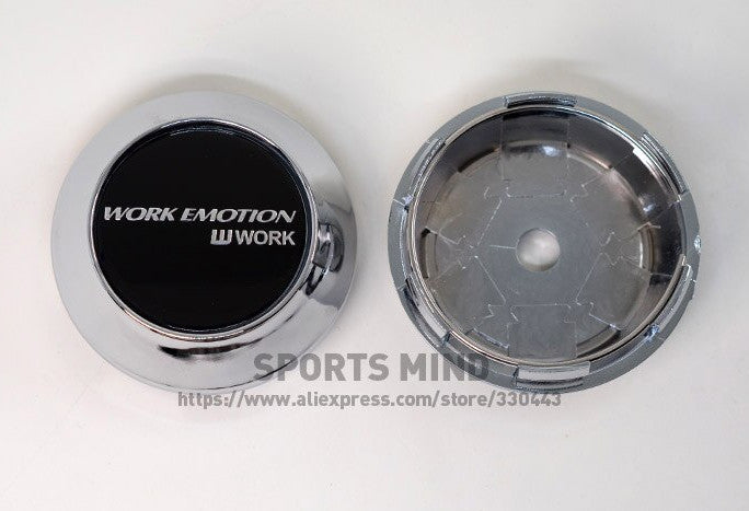 4 Piece 66mm Advanti Racing Rim Cap Wheel Center Cap Hub Logo Silver- v