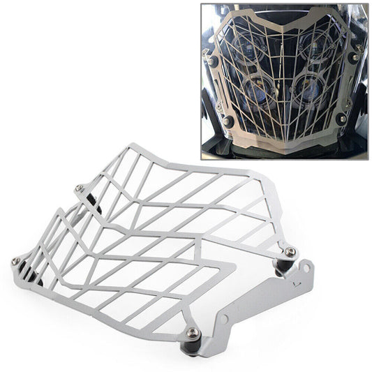 for YAMAHA TENERE 700 T700 19-2021 Front Headlight Guard Cover Protector Silver