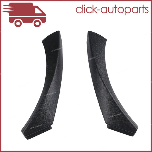 Pair Door Pull Cover Inside Right  Left for BMW E90 E91 E92 E93 3-Series Black Q