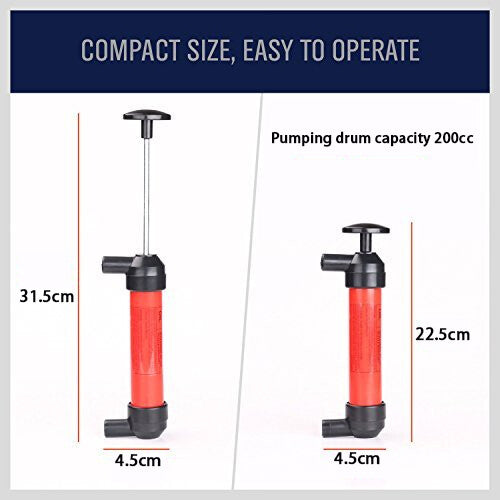 Siphon Fluid Extractor Pump Manual Suction Oil Fuel Disel Transmission Transfer Q