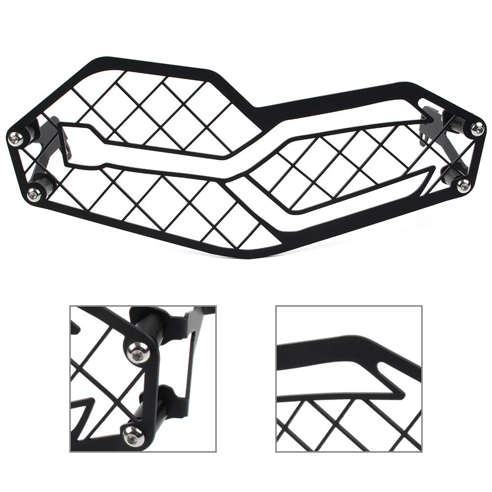 Black Headlight Guard Grille Cover Protector for BMW F 850 GS F 750 GS 2018-2019