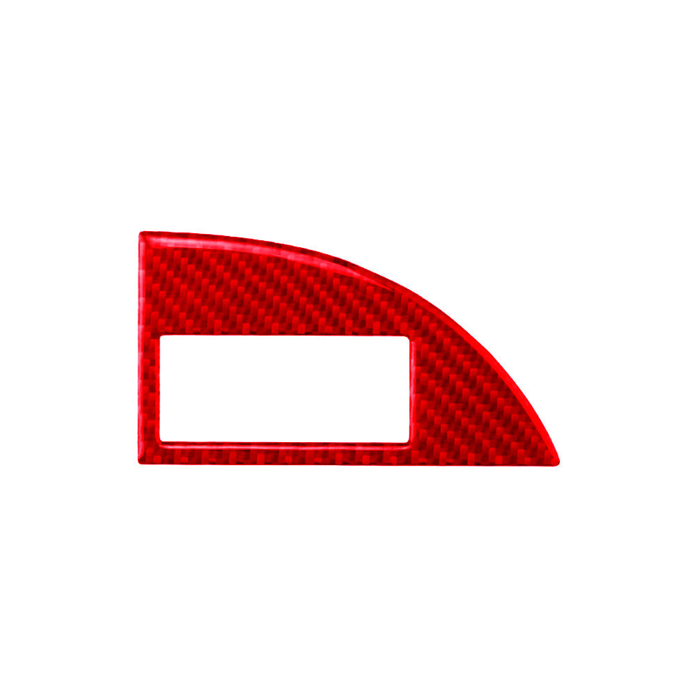 Red carbon fiber car for seat control trim for Audi A4 S4 2005-2008