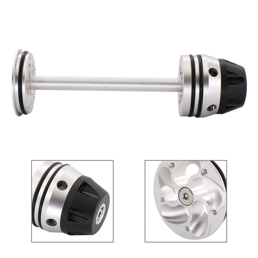 Silver Rear Axle Fork Sliders Wheel Crash Protector for BMW R1200GS R1250GS ADV