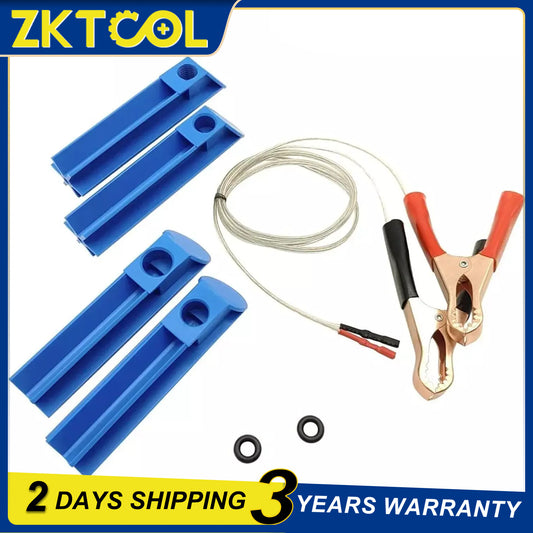 Fuel Injector Flush Cleaner Adapter DIY Kit Car Cleaning Tool Nozzle