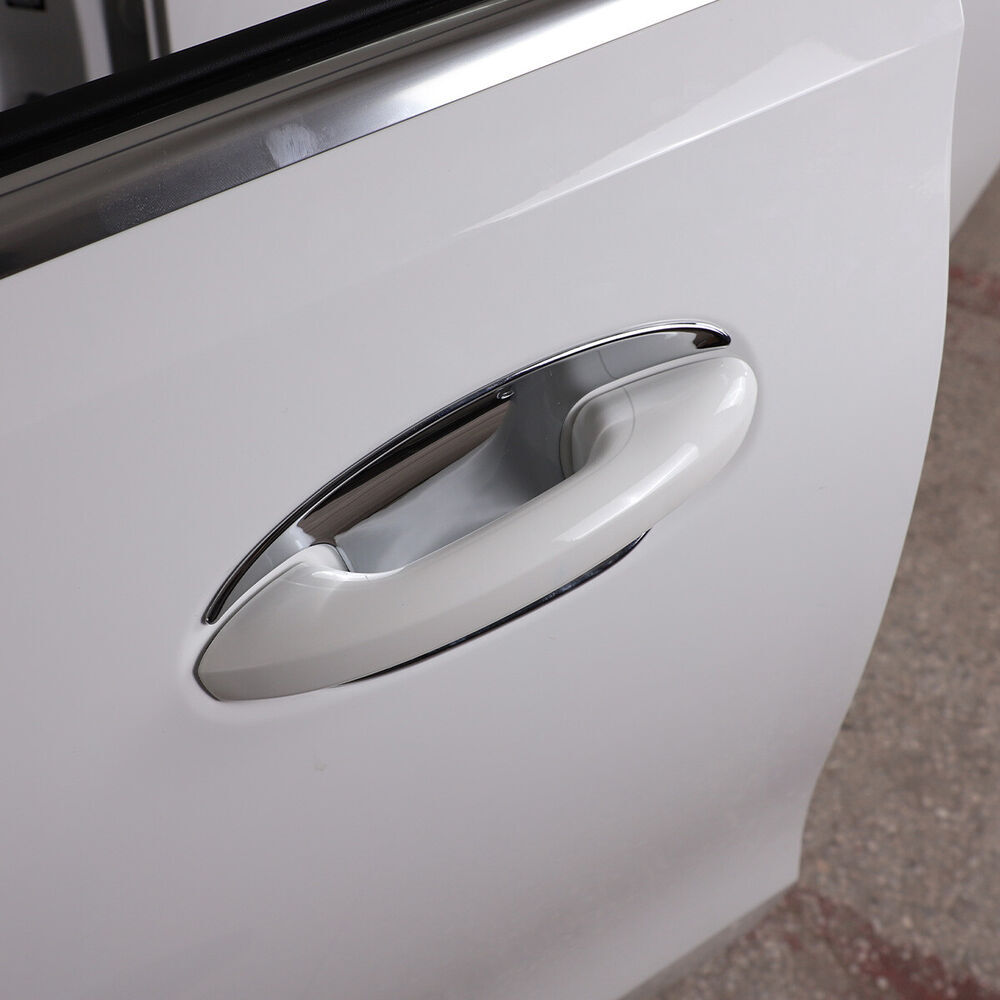 Chrome ABS Outer Side Door Handle Bowl Trim for Mercedes-Benz C Class W206 2022+